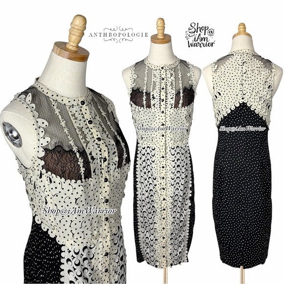 Anthropologie NWT Byron Lars layered petal fired sheath *shop@iamwarrior - Picture 5 of 13